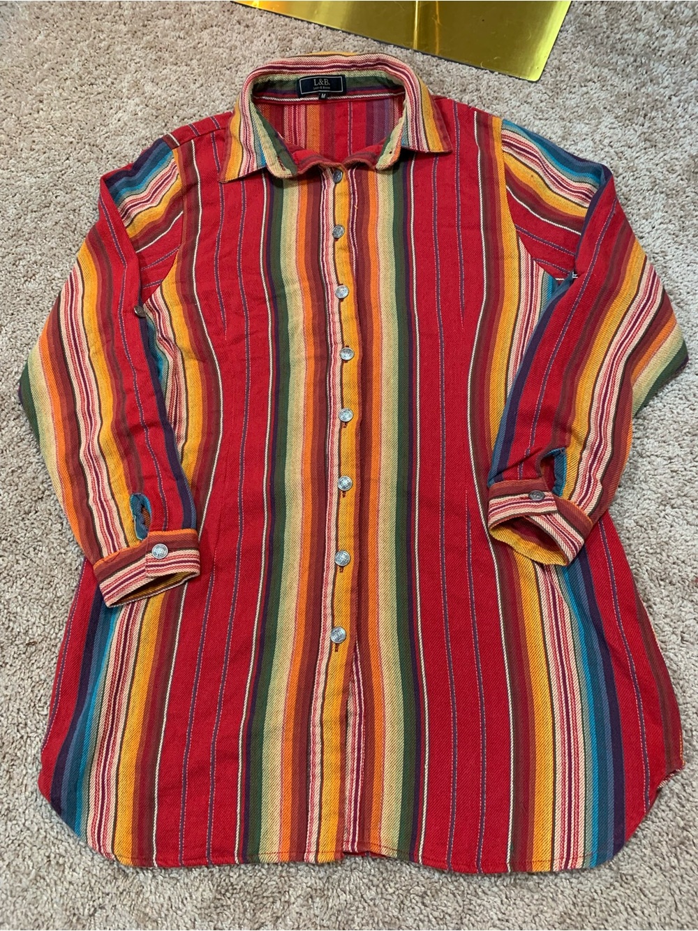 L&B Luck and Blessed Stripe Tunic